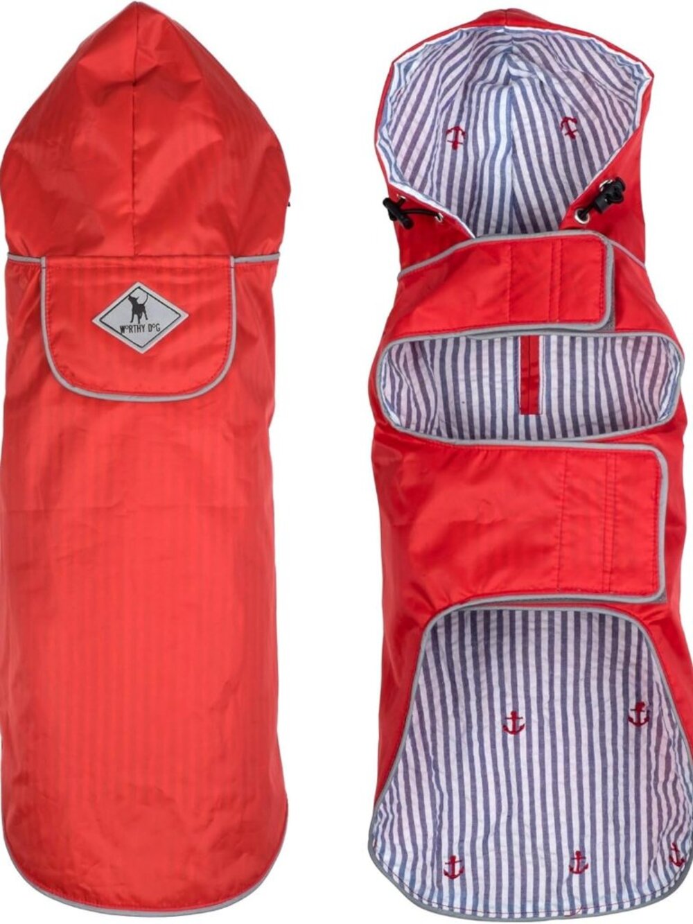 Worthy Dog Seattle Slicker Dog Rain Jacket ($50 Retail)